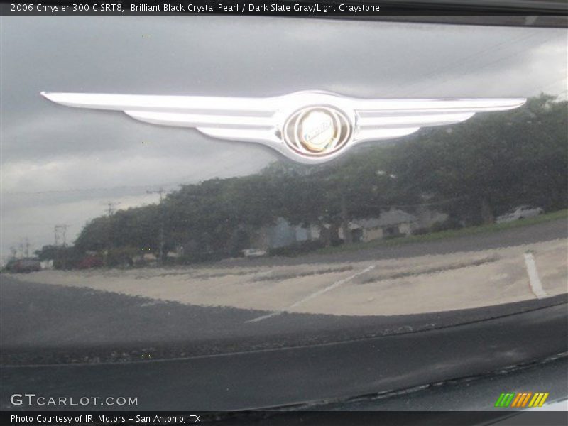 Brilliant Black Crystal Pearl / Dark Slate Gray/Light Graystone 2006 Chrysler 300 C SRT8