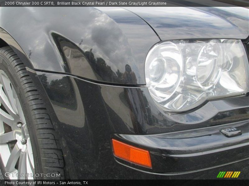 Brilliant Black Crystal Pearl / Dark Slate Gray/Light Graystone 2006 Chrysler 300 C SRT8