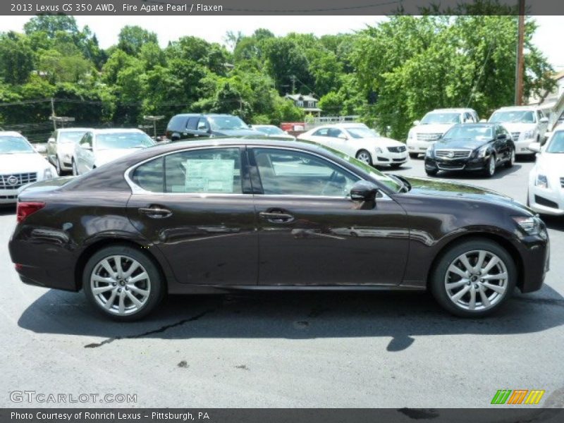 Fire Agate Pearl / Flaxen 2013 Lexus GS 350 AWD