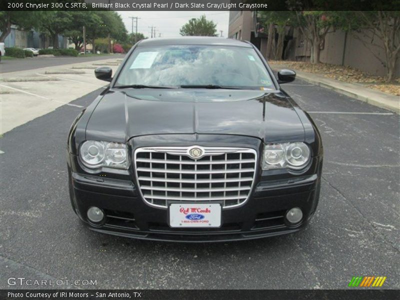 Brilliant Black Crystal Pearl / Dark Slate Gray/Light Graystone 2006 Chrysler 300 C SRT8