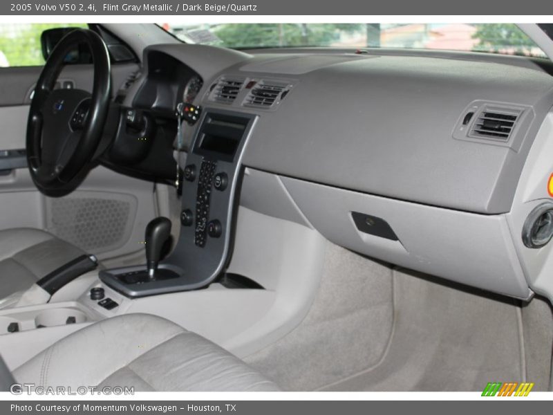Flint Gray Metallic / Dark Beige/Quartz 2005 Volvo V50 2.4i