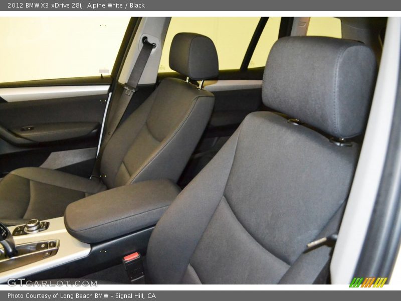 Alpine White / Black 2012 BMW X3 xDrive 28i