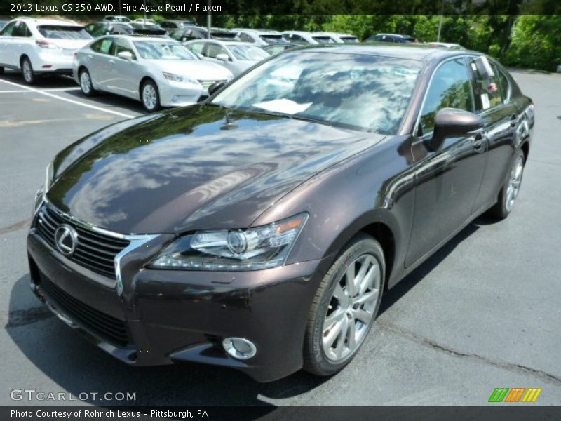 Fire Agate Pearl / Flaxen 2013 Lexus GS 350 AWD