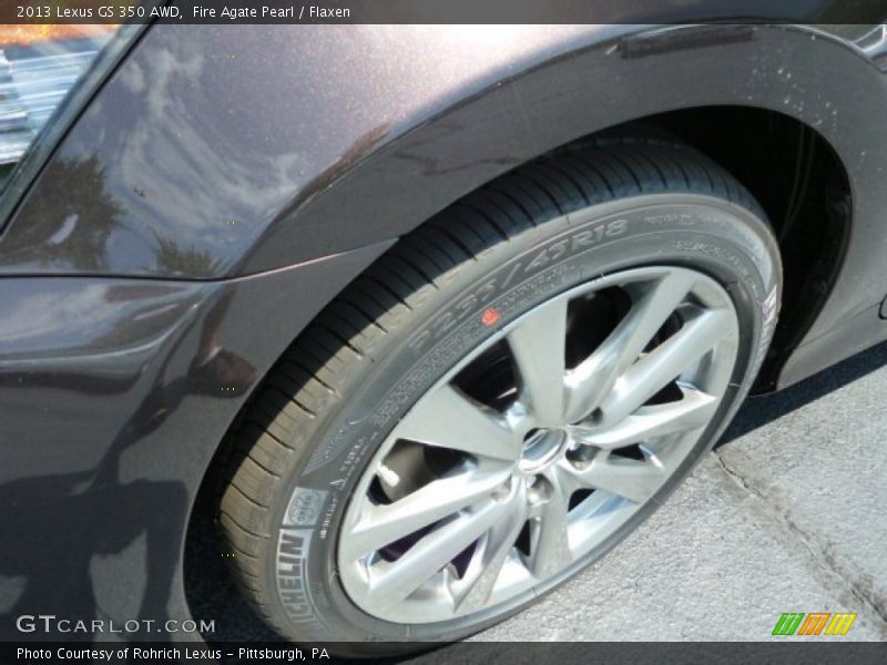 Fire Agate Pearl / Flaxen 2013 Lexus GS 350 AWD