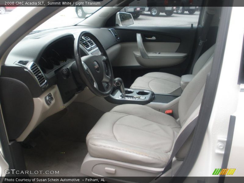 Summit White / Light Titanium 2008 GMC Acadia SLT
