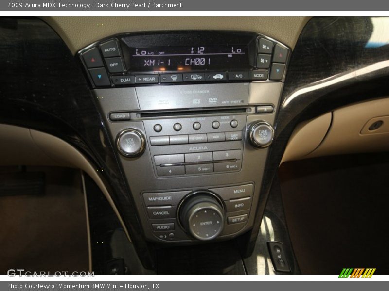 Dark Cherry Pearl / Parchment 2009 Acura MDX Technology