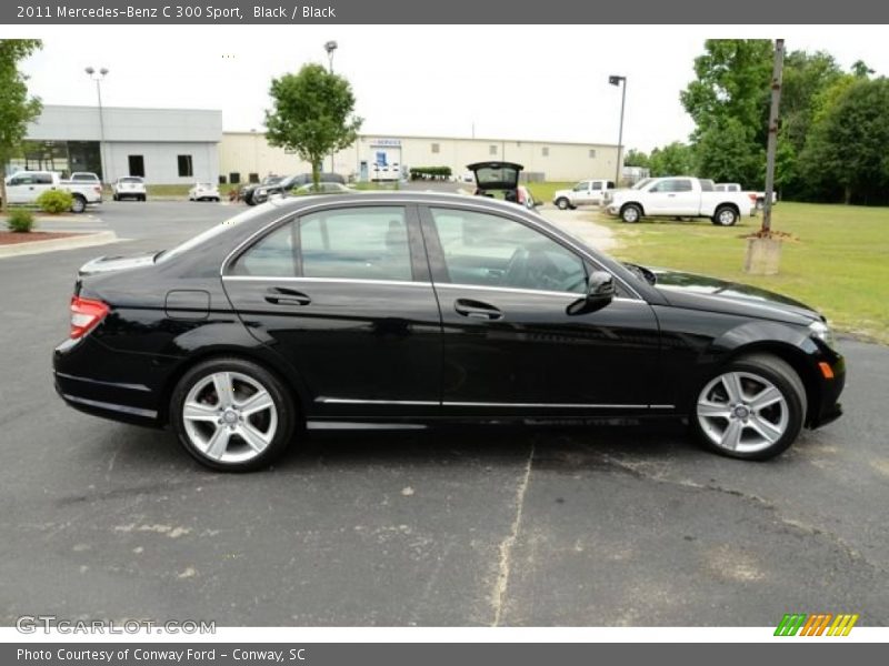 Black / Black 2011 Mercedes-Benz C 300 Sport