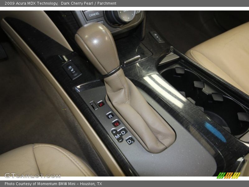 Dark Cherry Pearl / Parchment 2009 Acura MDX Technology
