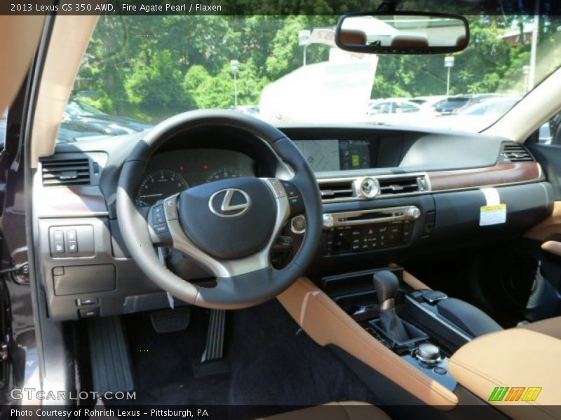 Fire Agate Pearl / Flaxen 2013 Lexus GS 350 AWD