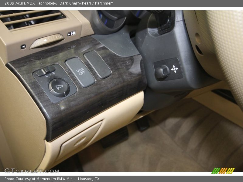 Dark Cherry Pearl / Parchment 2009 Acura MDX Technology