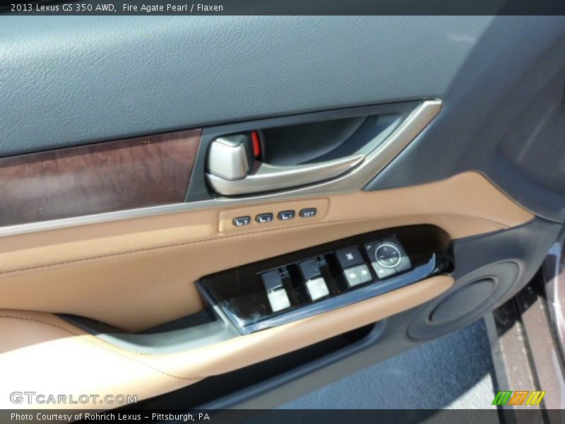 Fire Agate Pearl / Flaxen 2013 Lexus GS 350 AWD