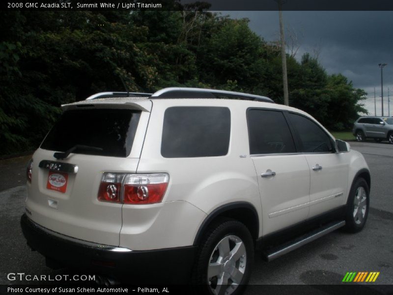 Summit White / Light Titanium 2008 GMC Acadia SLT