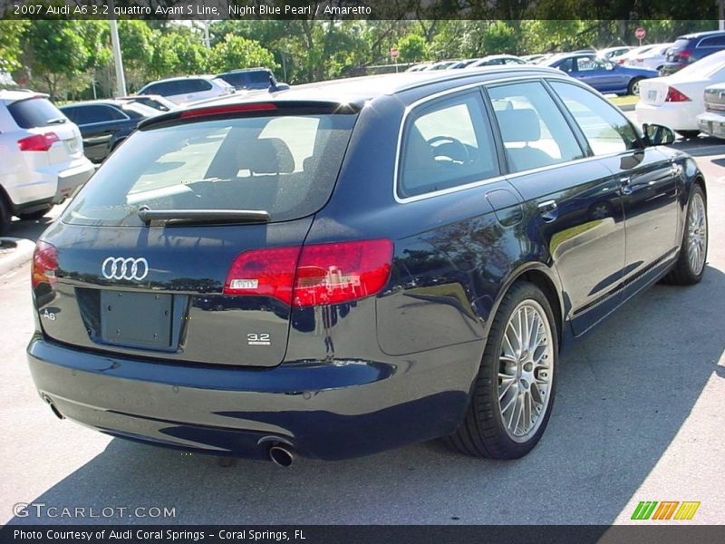 Night Blue Pearl / Amaretto 2007 Audi A6 3.2 quattro Avant S Line