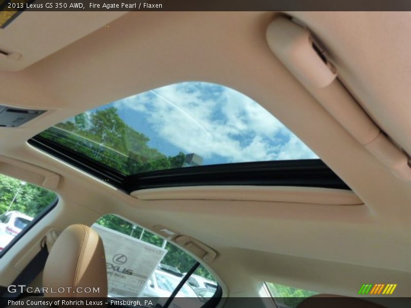 Fire Agate Pearl / Flaxen 2013 Lexus GS 350 AWD