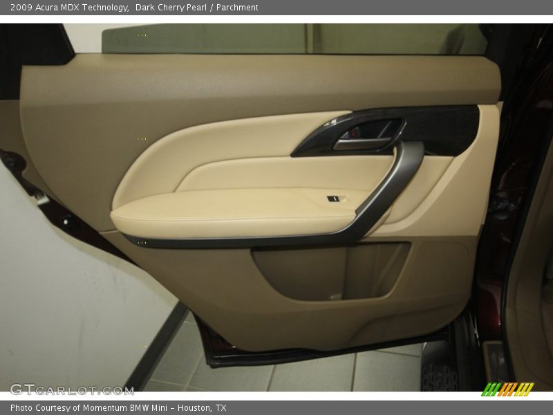 Dark Cherry Pearl / Parchment 2009 Acura MDX Technology