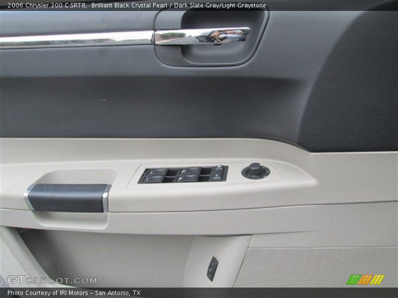 Brilliant Black Crystal Pearl / Dark Slate Gray/Light Graystone 2006 Chrysler 300 C SRT8
