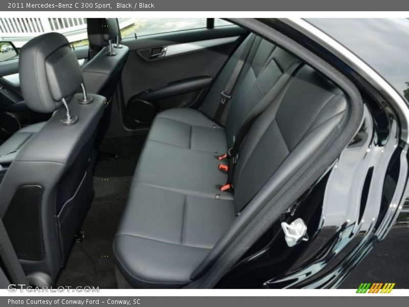 Black / Black 2011 Mercedes-Benz C 300 Sport
