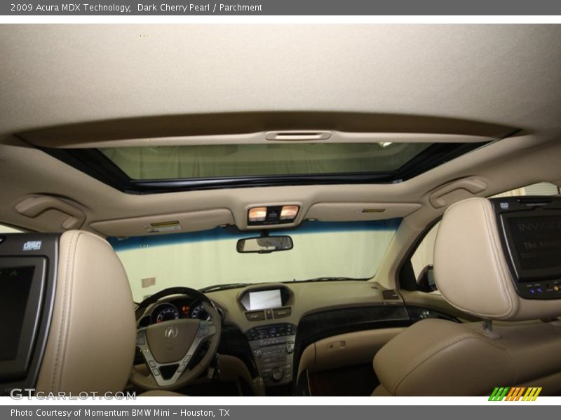 Dark Cherry Pearl / Parchment 2009 Acura MDX Technology