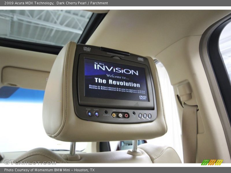 Dark Cherry Pearl / Parchment 2009 Acura MDX Technology
