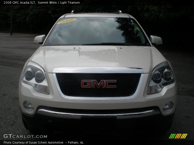 Summit White / Light Titanium 2008 GMC Acadia SLT