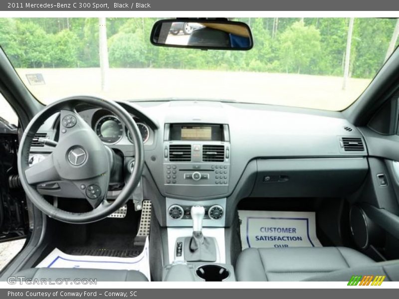 Black / Black 2011 Mercedes-Benz C 300 Sport