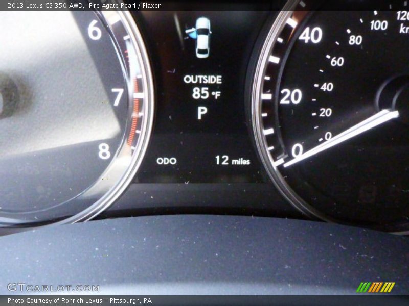 Fire Agate Pearl / Flaxen 2013 Lexus GS 350 AWD