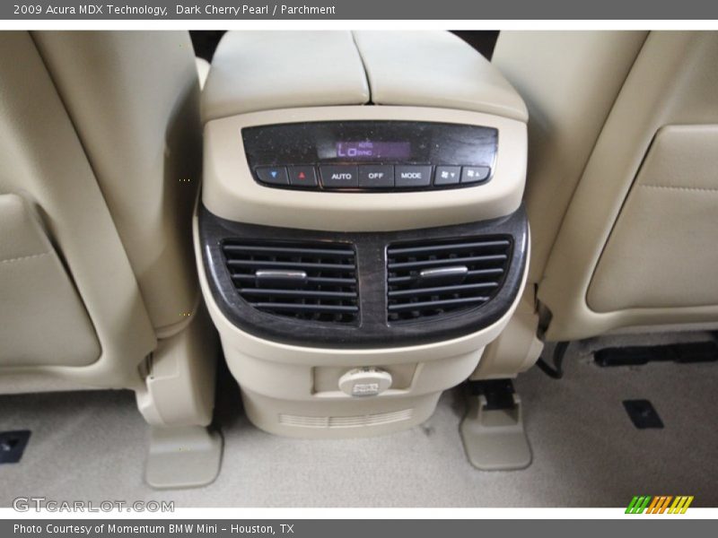 Dark Cherry Pearl / Parchment 2009 Acura MDX Technology