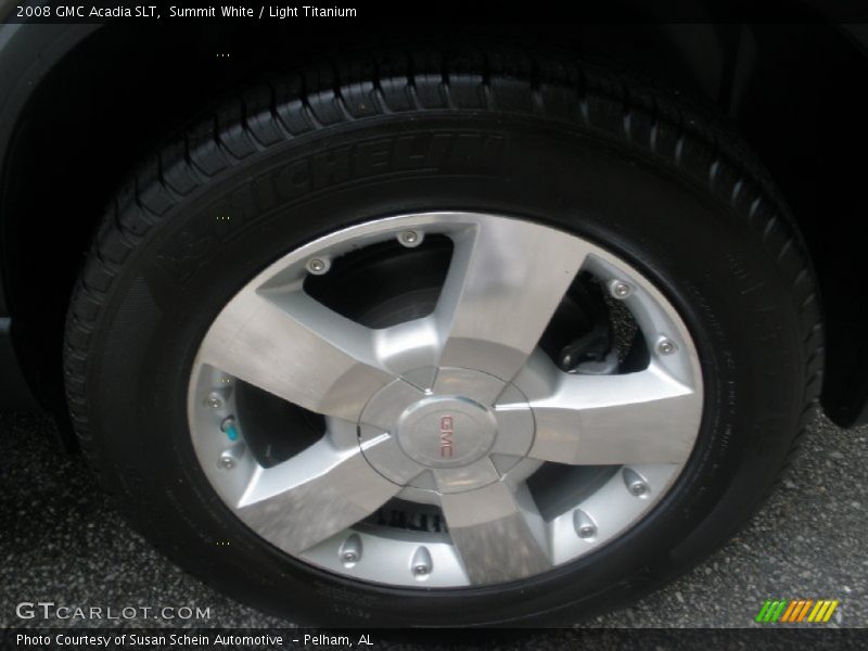 Summit White / Light Titanium 2008 GMC Acadia SLT