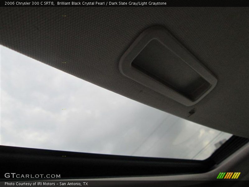 Brilliant Black Crystal Pearl / Dark Slate Gray/Light Graystone 2006 Chrysler 300 C SRT8