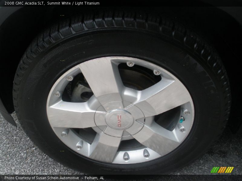 Summit White / Light Titanium 2008 GMC Acadia SLT