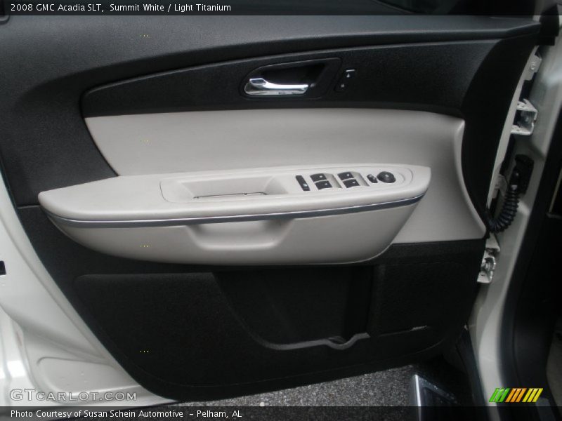 Summit White / Light Titanium 2008 GMC Acadia SLT