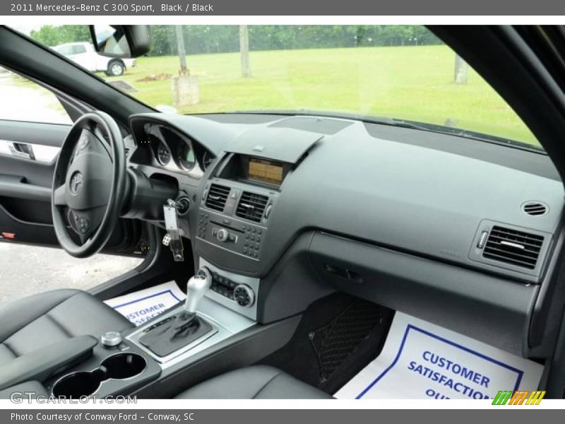 Black / Black 2011 Mercedes-Benz C 300 Sport