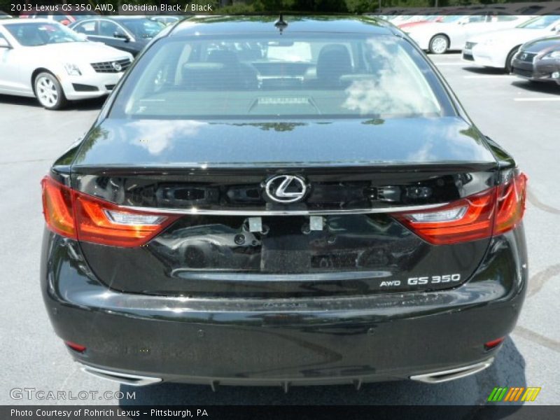 Obsidian Black / Black 2013 Lexus GS 350 AWD
