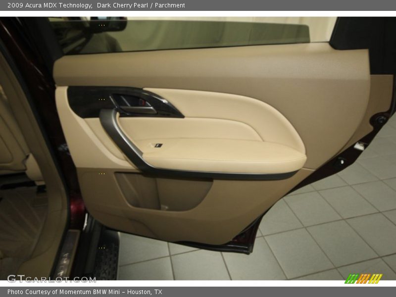 Dark Cherry Pearl / Parchment 2009 Acura MDX Technology