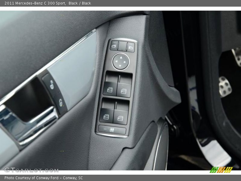 Black / Black 2011 Mercedes-Benz C 300 Sport