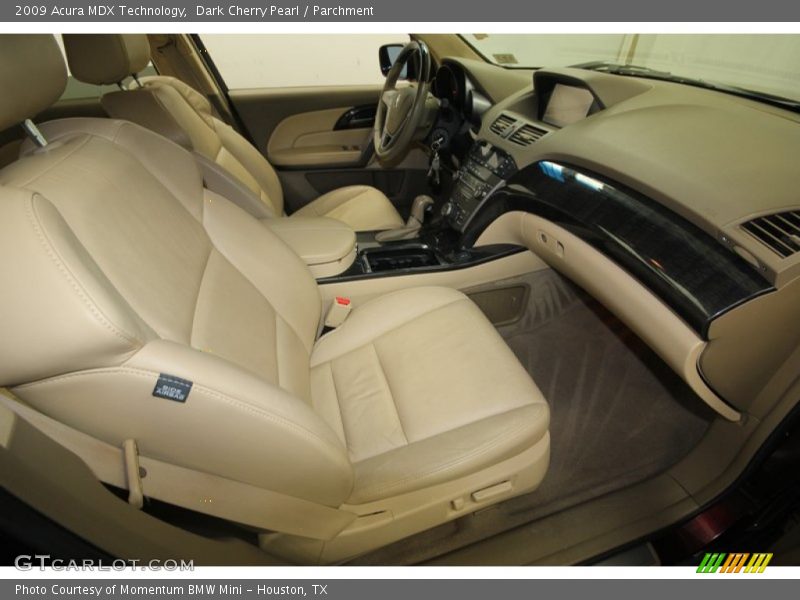 Dark Cherry Pearl / Parchment 2009 Acura MDX Technology