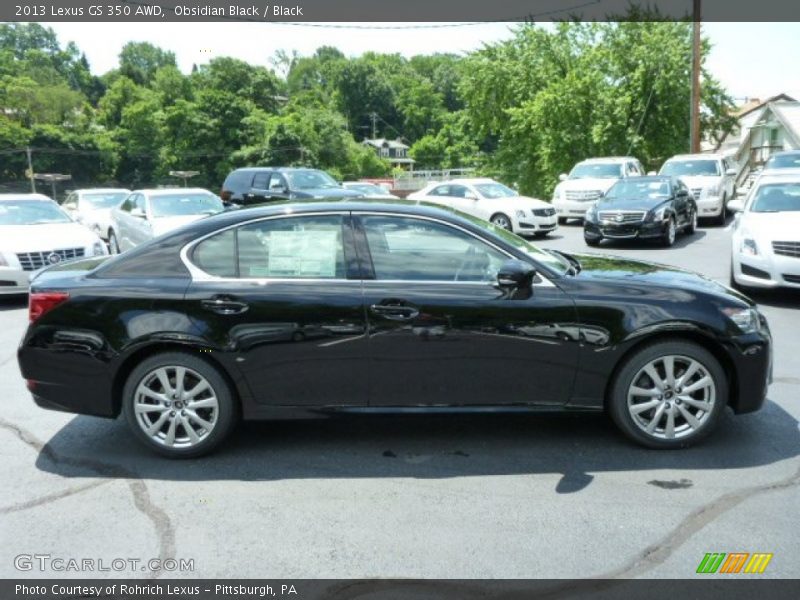 Obsidian Black / Black 2013 Lexus GS 350 AWD