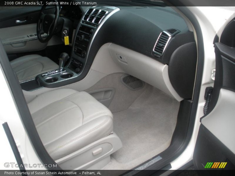 Summit White / Light Titanium 2008 GMC Acadia SLT