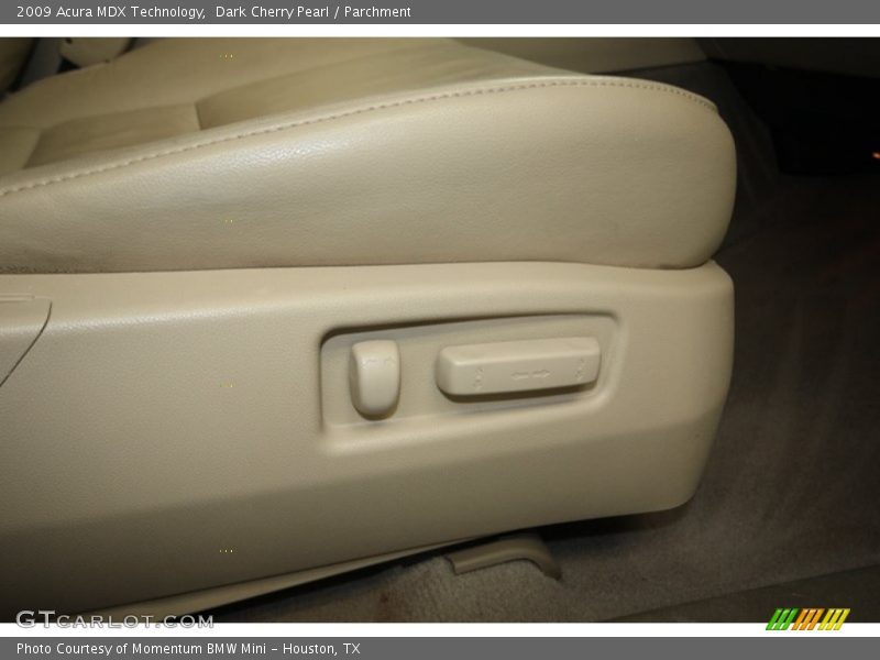 Dark Cherry Pearl / Parchment 2009 Acura MDX Technology