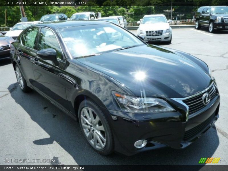 Obsidian Black / Black 2013 Lexus GS 350 AWD