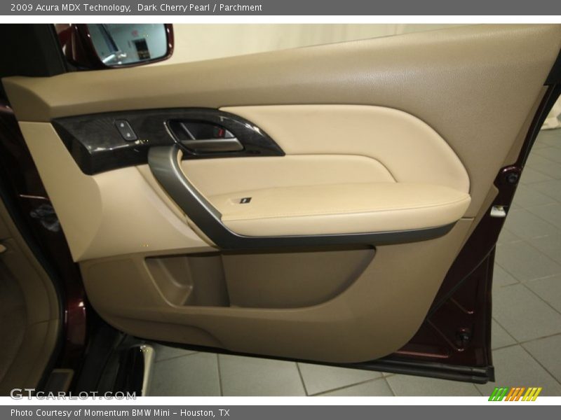 Dark Cherry Pearl / Parchment 2009 Acura MDX Technology