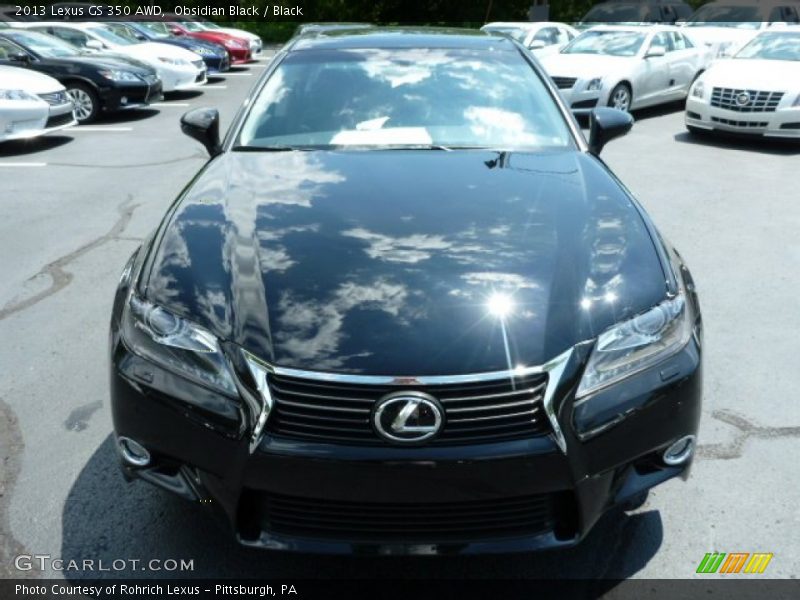 Obsidian Black / Black 2013 Lexus GS 350 AWD