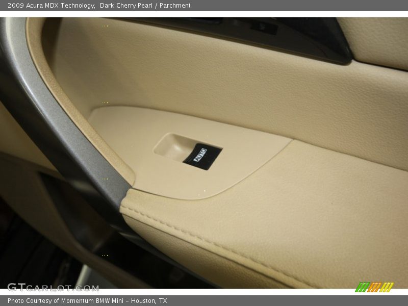 Dark Cherry Pearl / Parchment 2009 Acura MDX Technology