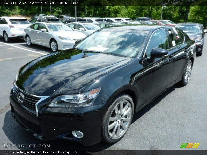 Obsidian Black / Black 2013 Lexus GS 350 AWD