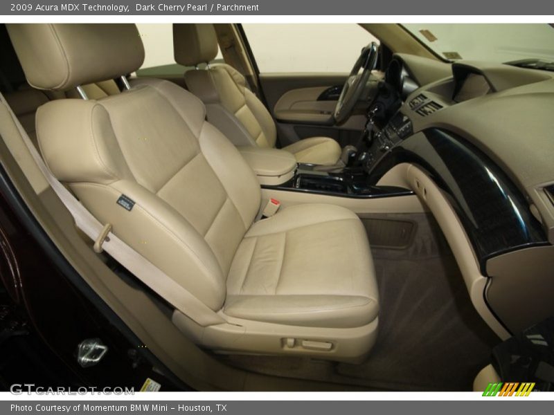 Dark Cherry Pearl / Parchment 2009 Acura MDX Technology