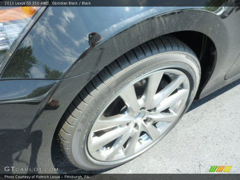 Obsidian Black / Black 2013 Lexus GS 350 AWD