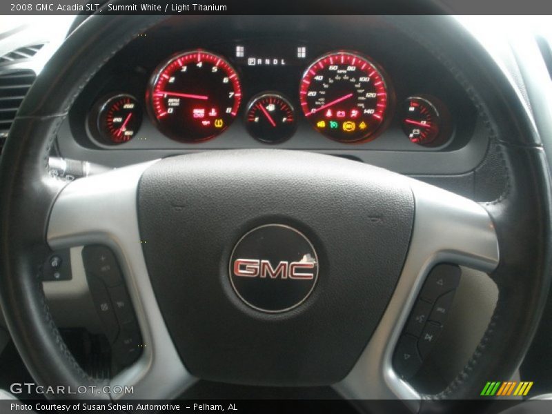 Summit White / Light Titanium 2008 GMC Acadia SLT