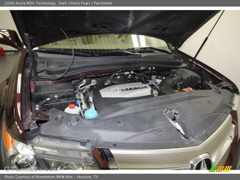 Dark Cherry Pearl / Parchment 2009 Acura MDX Technology
