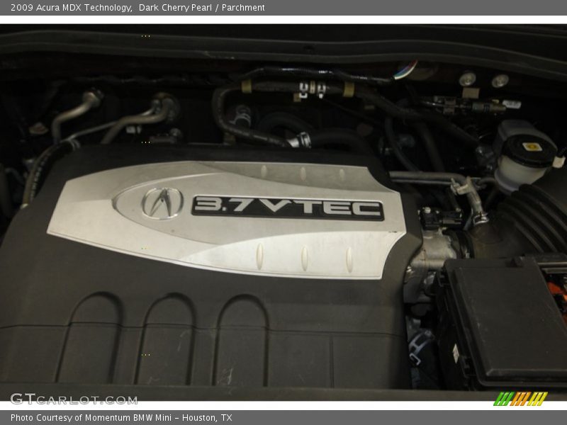 Dark Cherry Pearl / Parchment 2009 Acura MDX Technology