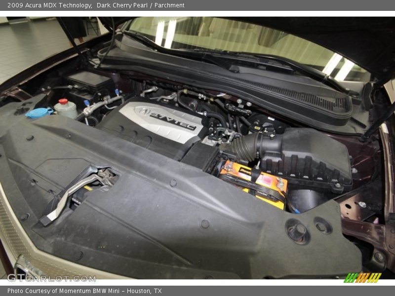 Dark Cherry Pearl / Parchment 2009 Acura MDX Technology